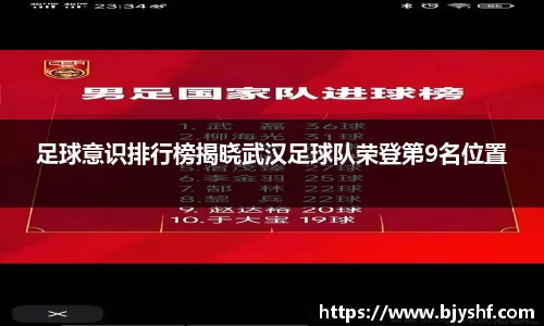 足球意识排行榜揭晓武汉足球队荣登第9名位置
