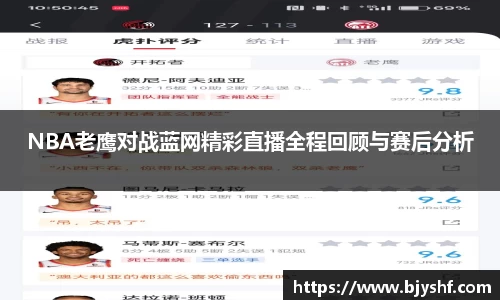 NBA老鹰对战蓝网精彩直播全程回顾与赛后分析